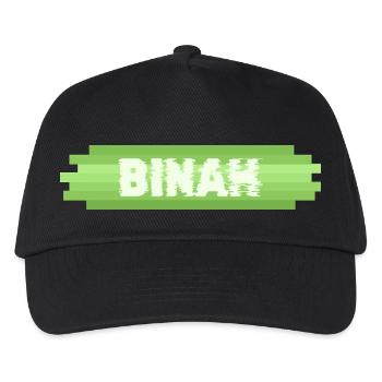Geschenkidee Binah - Kinder Basecap - Schwarz - Vorne