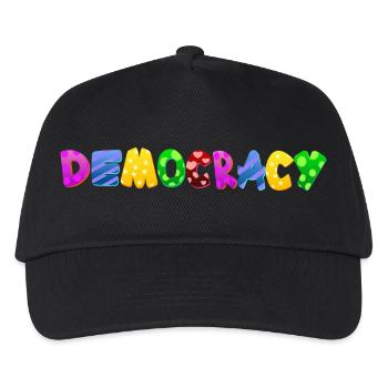 Stop AfD against right, democracy, diversity, left - Kids’ Baseball Cap - black - Front