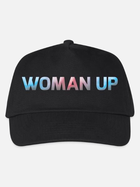 Woman Up - Kinder Basecap - Schwarz