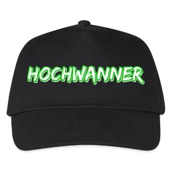 Trekking Hochwanner - Kinder Basecap - Schwarz - Vorne