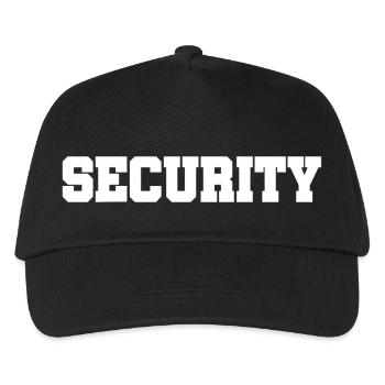 Security - Security Service - Guarding - Protection - Kids’ Baseball Cap - black - Front