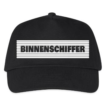 Métier de skipper de navigation intérieure - Casquette de baseball Enfant - noir - Devant