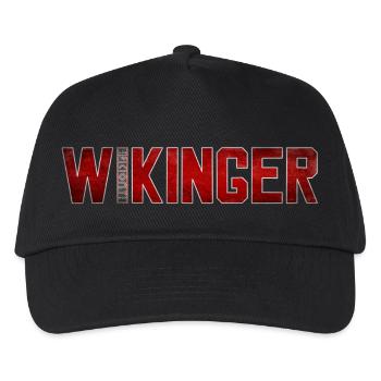 Wikinger - Kinder Basecap - Schwarz - Vorne
