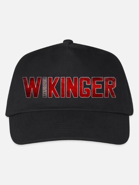 Wikinger - Kinder Basecap - Schwarz
