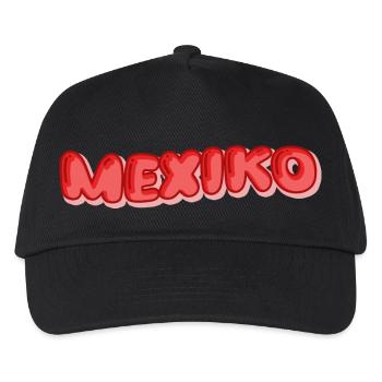Urlaub Mexiko - Kinder Basecap - Schwarz - Vorne