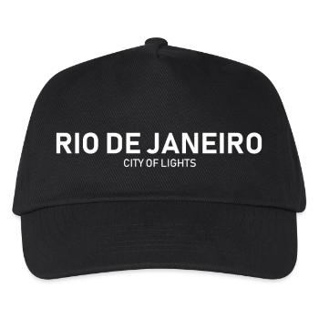 Rio de Janeiro - City of Lights - Brasilien Brasil - Kinder Basecap - Schwarz - Vorne