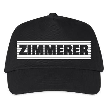 Geschenk für Zimmerer - Kinder Basecap - Schwarz - Vorne