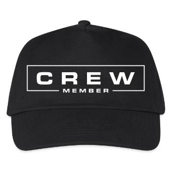 Crew Member - Kids’ Baseball Cap - black - Front