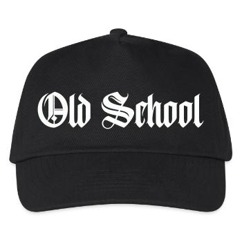Vieille école - Casquette de baseball Enfant - noir - Devant