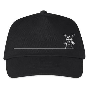 Windmill Mill Icon - Kids’ Baseball Cap - black - Front
