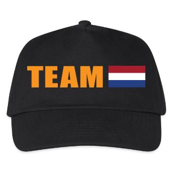 Support Team Holland - Kids’ Baseball Cap - black - Front