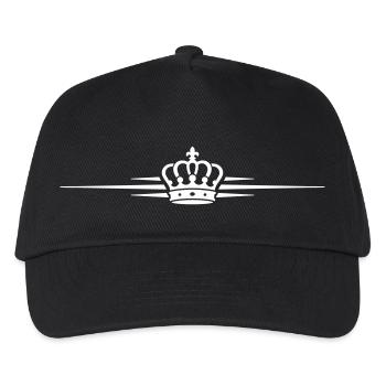 Crown Symbol - Kids’ Baseball Cap - black - Front