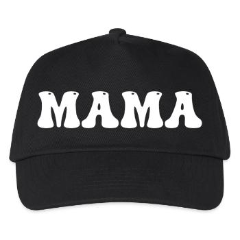 Mama - Beste Mama - Kinder Basecap - Schwarz - Vorne