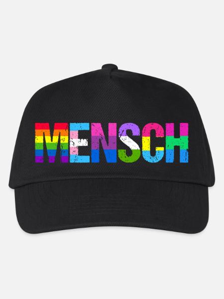 Mensch Pride Month LGBT LGBTQ - Kinder Basecap - Schwarz