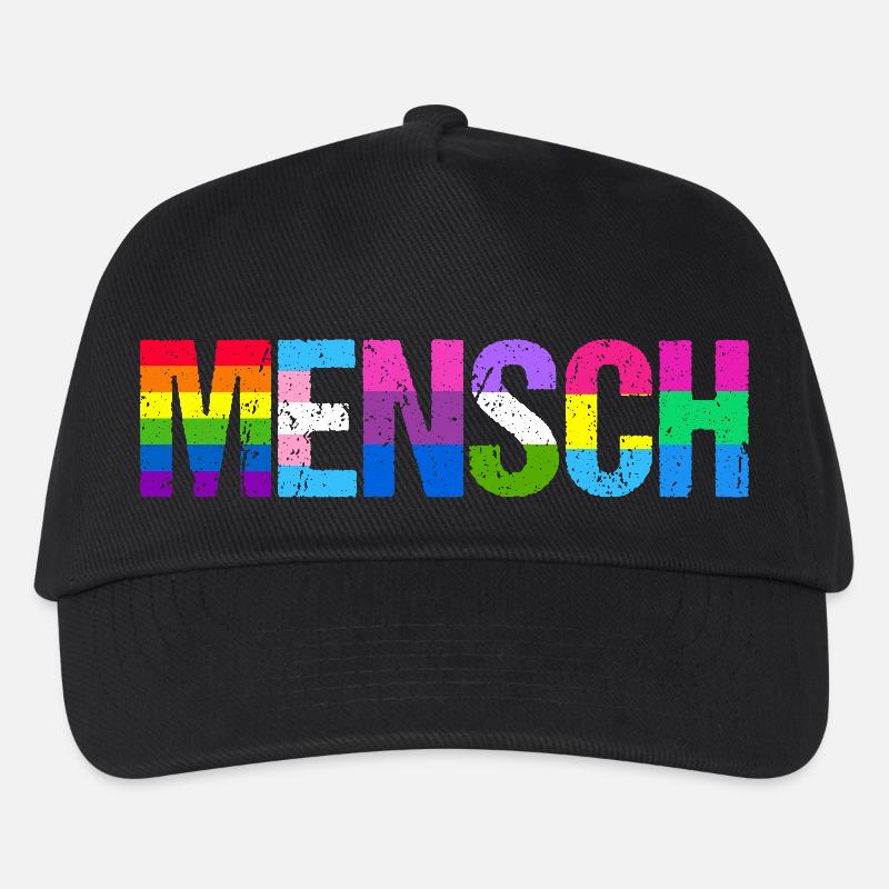 Mensch Pride Month LGBT LGBTQ - Kinder Basecap - Schwarz