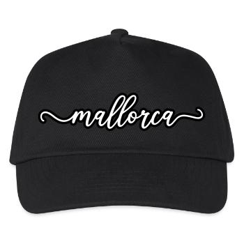Mallorca lettering - Kids’ Baseball Cap - black - Front