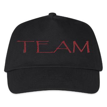 Team - Kids’ Baseball Cap - black - Front