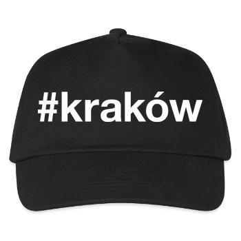 KRAKOW Hashtag Krakau Poland Polen - Kinder Basecap - Schwarz - Vorne