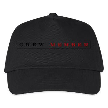 Crew Member - Kids’ Baseball Cap - black - Front