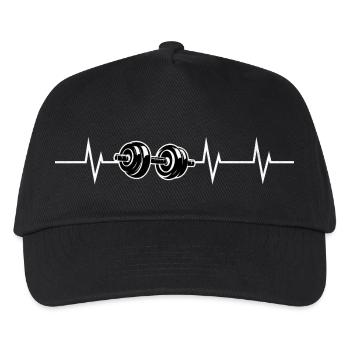 Heartbeat of Strength - Kinder Basecap - Schwarz - Vorne