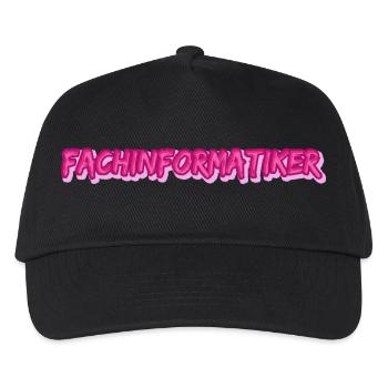 Job Fachinformatiker - Kinder Basecap - Schwarz - Vorne