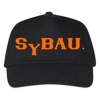 sybau - Kids’ Baseball Cap - black - Front
