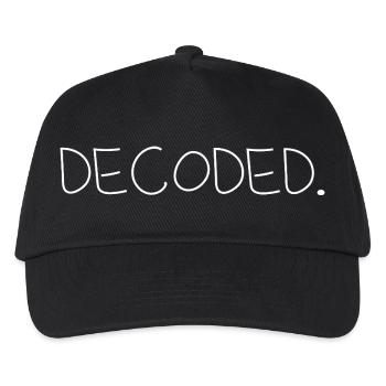 Decoded - Kinder Basecap - Schwarz - Vorne