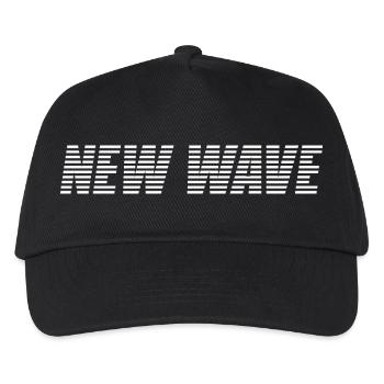 New Wave - Kinder Basecap - Schwarz - Vorne