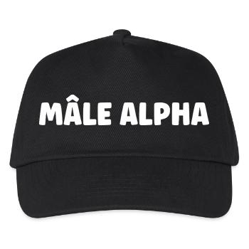 male alpha - Casquette de baseball Enfant - noir - Devant