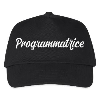 Programmatrice - Casquette de baseball Enfant - noir - Devant