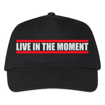 Vivre dans l’instant Pleine conscience de la présence - Casquette de baseball Enfant - noir - Devant