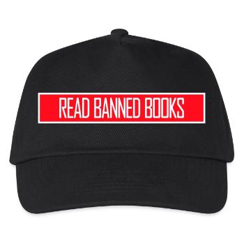 Lire des livres interdits Verbotene Bücher Lesen Freiheit - Casquette de baseball Enfant - noir - Devant