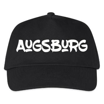 Augsburg - Bayern - Schwaben - Friedberg - Kinder Basecap - Schwarz - Vorne