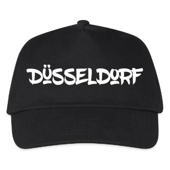 Düsseldorf - NRW - Rhein - Königsallee - Kö - Kinder Basecap - Schwarz - Vorne