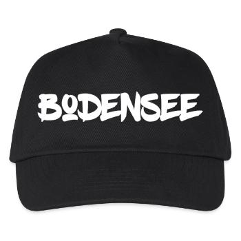 Bodensee - Süddeutschland - Österreich - Schweiz - Kinder Basecap - Schwarz - Vorne