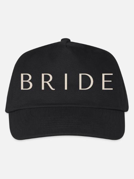 Eleganter BRIDE - Kinder Basecap - Schwarz