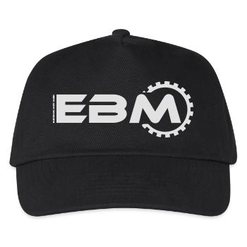 Electronic Body Music - EBM (Vector) - Kids’ Baseball Cap - black - Front