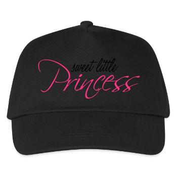 Sweet Little Princess - Kinder Basecap - Schwarz - Vorne