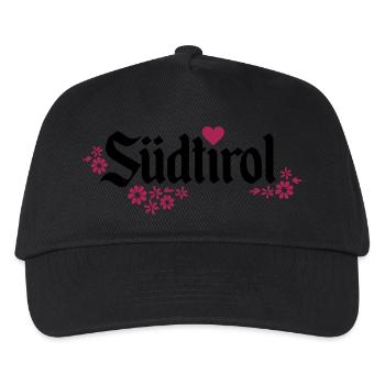 Südtirol - Kinder Basecap - Schwarz - Vorne