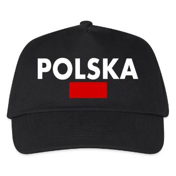Polska - Kinder Basecap - Schwarz - Vorne