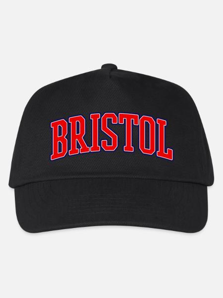 Bristol Varsity Bogen-Logo - Kinder Basecap - Schwarz