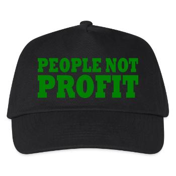 People not profit - Casquette de baseball Enfant - noir - Devant