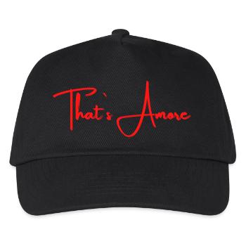 That's Amore Favorite Person Valentine's Day Love - Kids’ Baseball Cap - black - Front