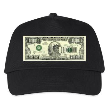 1Million Dollars - Kinder Basecap - Schwarz - Vorne