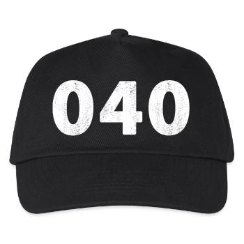 040 Eindhoven Veldhoven Geldrop Valkenswaard Heeze - Kids’ Baseball Cap - black - Front