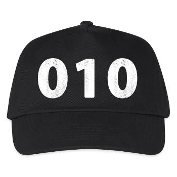 010 Rotterdam Bergschenhoek Bleiswijk Maassluis - Kids’ Baseball Cap - black - Front
