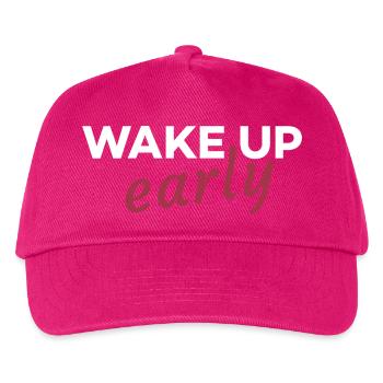 Wake up early - Kids’ Baseball Cap - fuchsia - Front