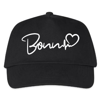 Bonn Herzschlag - Kinder Basecap - Schwarz - Vorne