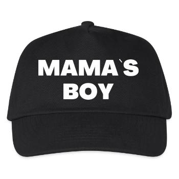 Mama's Boy - Kids’ Baseball Cap - black - Front