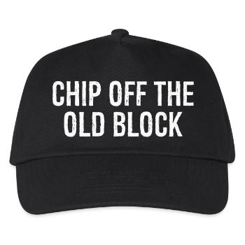 chip off the old block - Casquette de baseball Enfant - noir - Devant